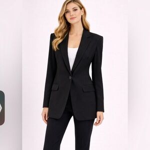 Norma Kamali Boyfriend Jacket Black size 8